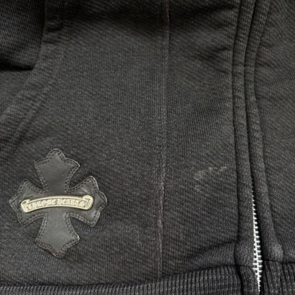 Auth Vintage Chrome Hearts Waffle Hoodie - Picture 13 of 14